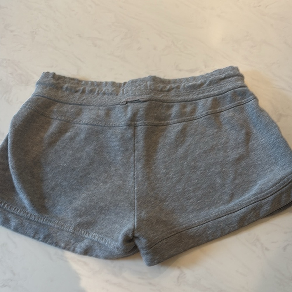 Prana Gray Athletic Shorts with Drawstring Waistband - Picture 3 of 3